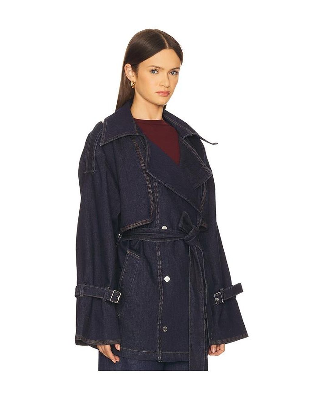 Gestuz Blue Summer Trenchcoat