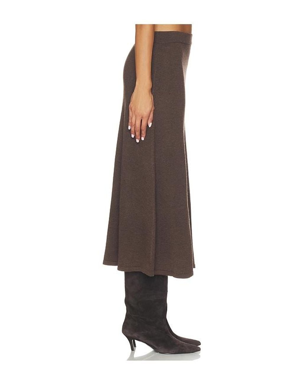 Astr Brown Deora Sweater Skirt