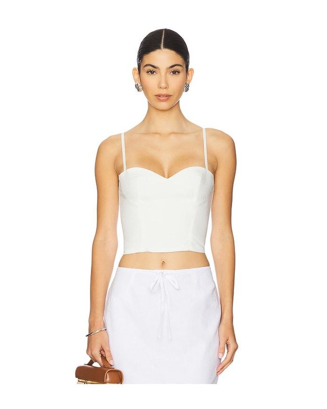 SNDY'S White Elsie Top