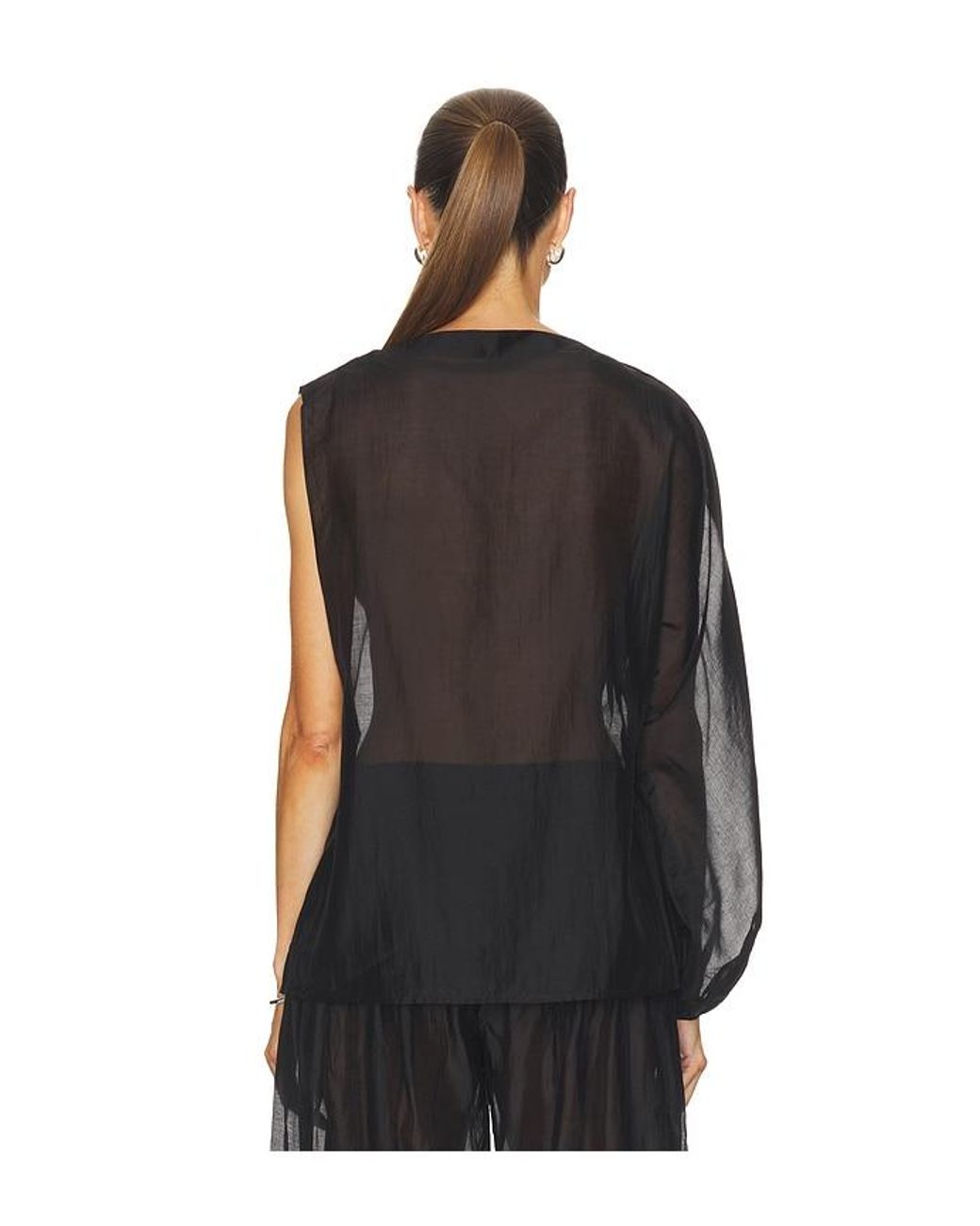 Camila Coelho Black Evelia Top