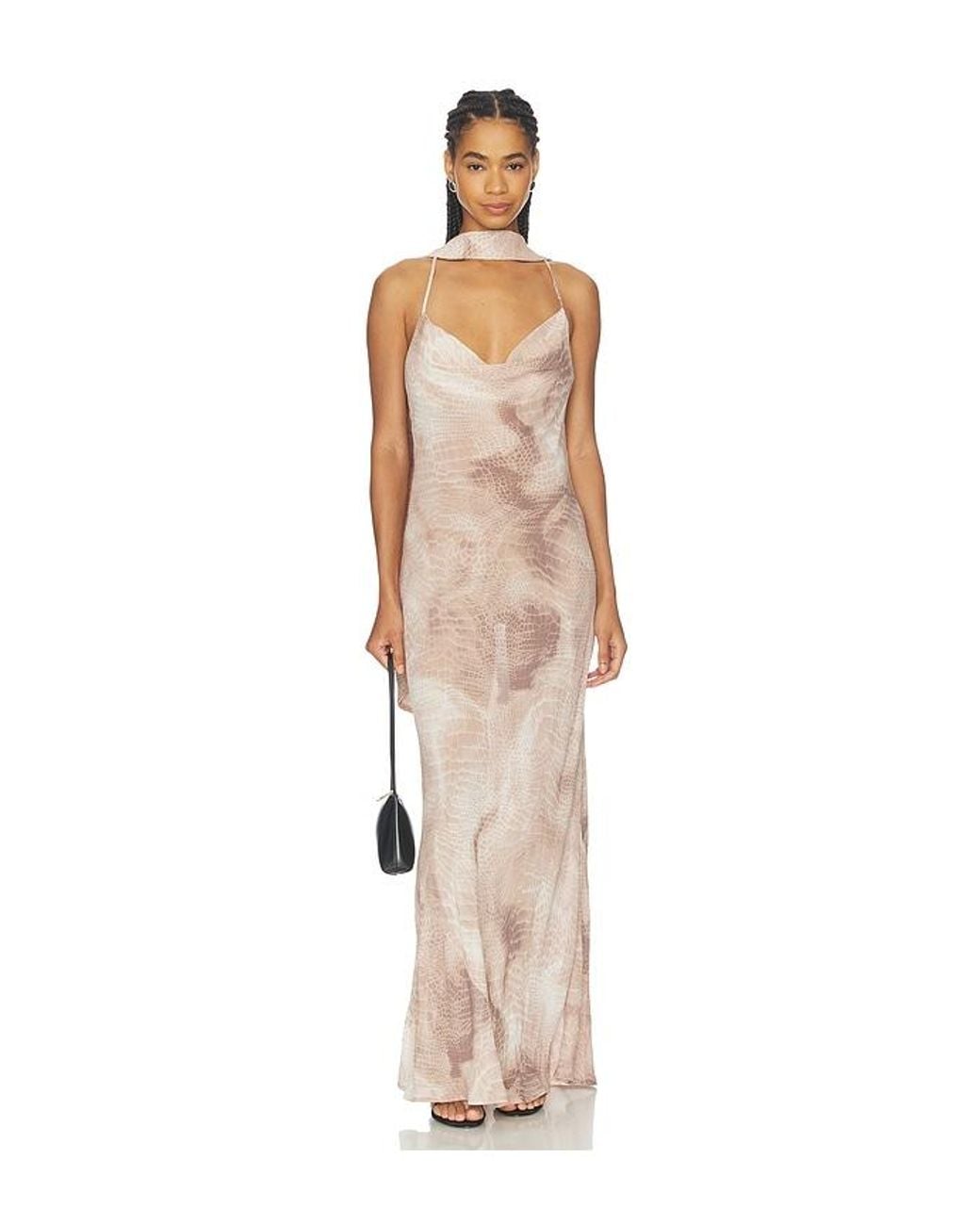 AFRM Natural Cheryl Dress