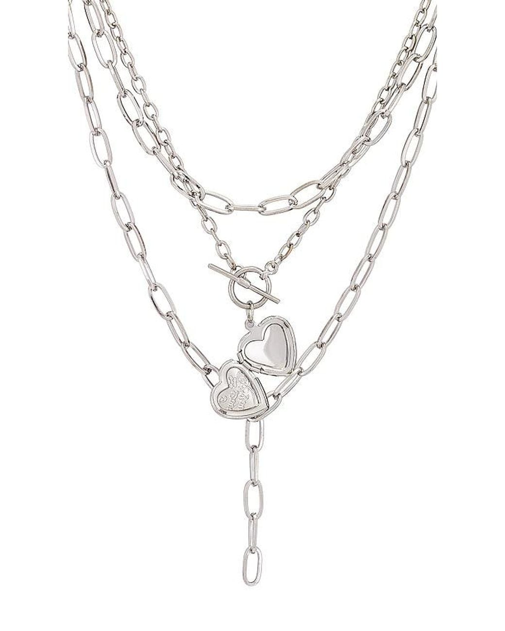 petit moments White Harp Necklace