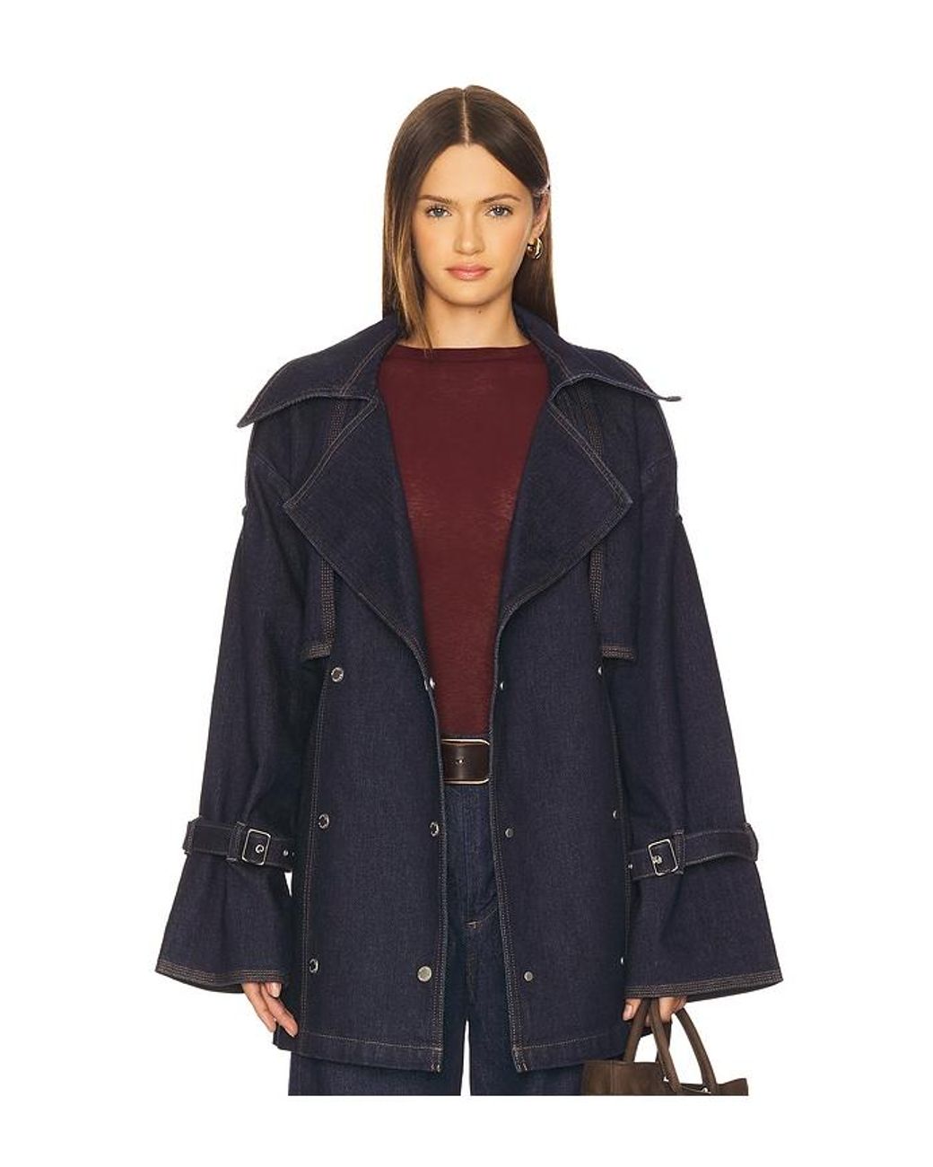 Gestuz Blue Summer Trenchcoat
