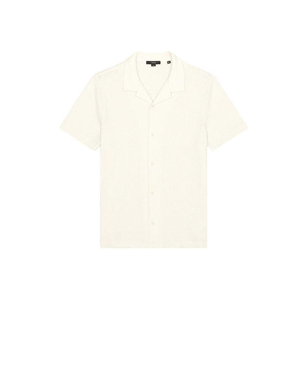 Vince Green Macro Waffle Cabana Shirt for men