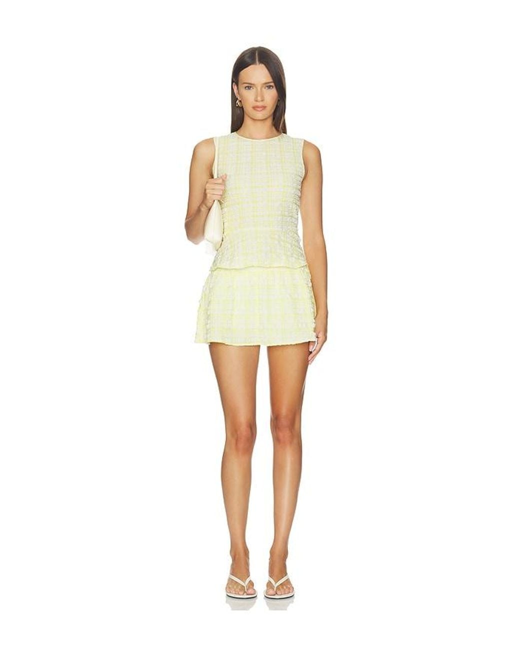 Solid & Striped Yellow The Brinley Skort