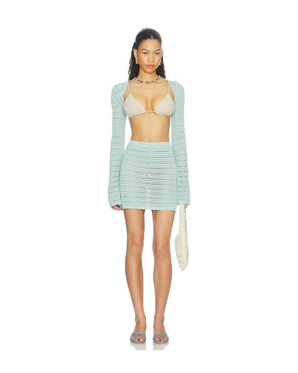 Show Me Your Mumu Blue Offshore Top