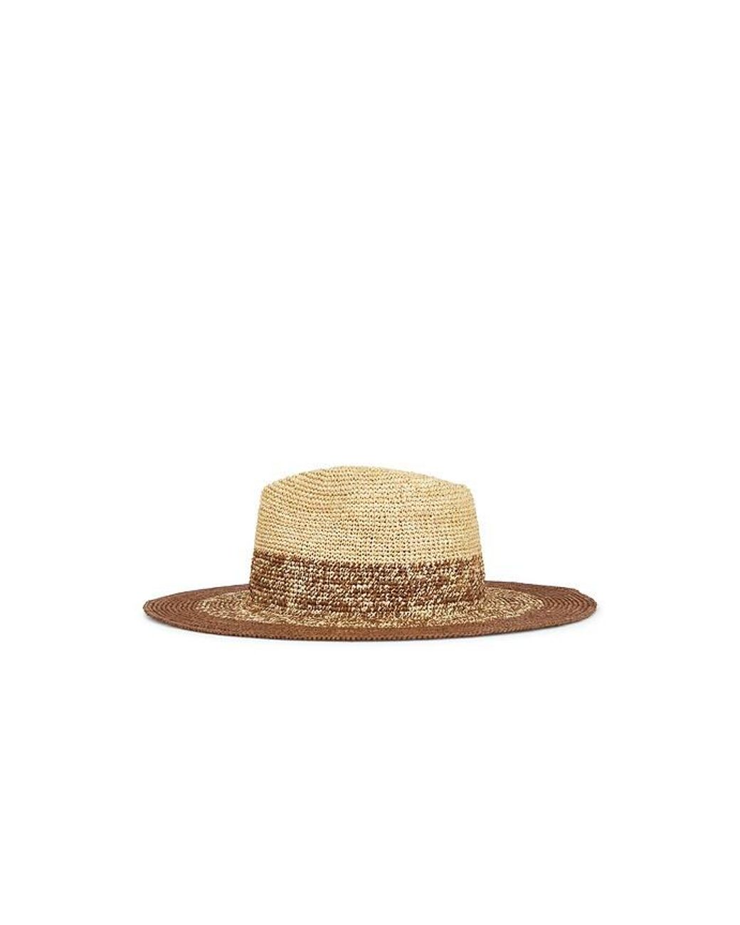 Sombrero Pesca Lourdes En Color Bronce Talla Eugenia Kim de color Blue