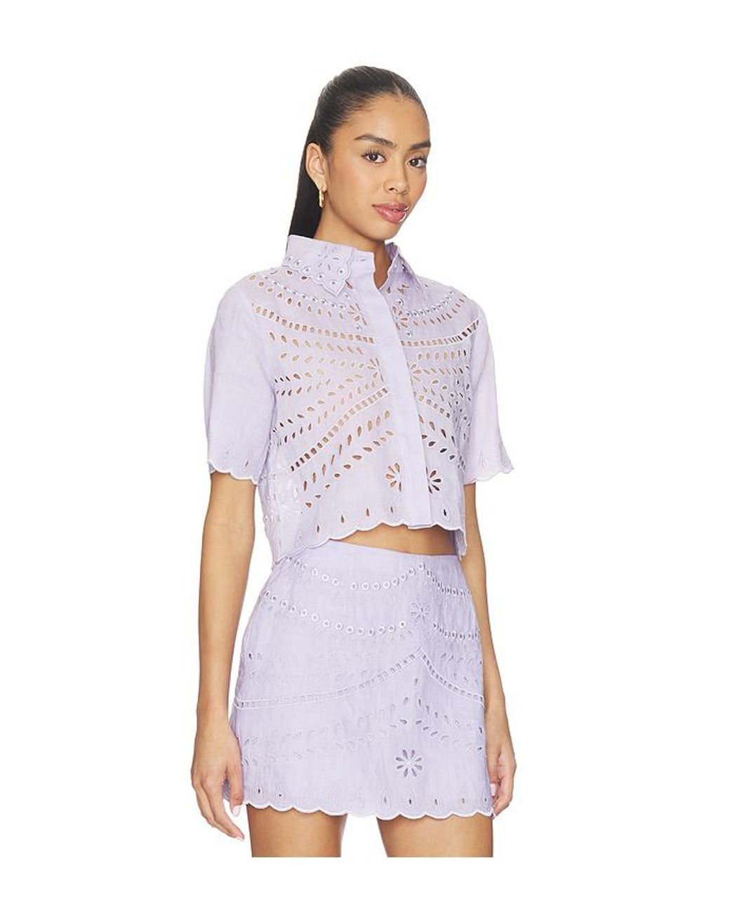 Karina Grimaldi White Oberteil Elin