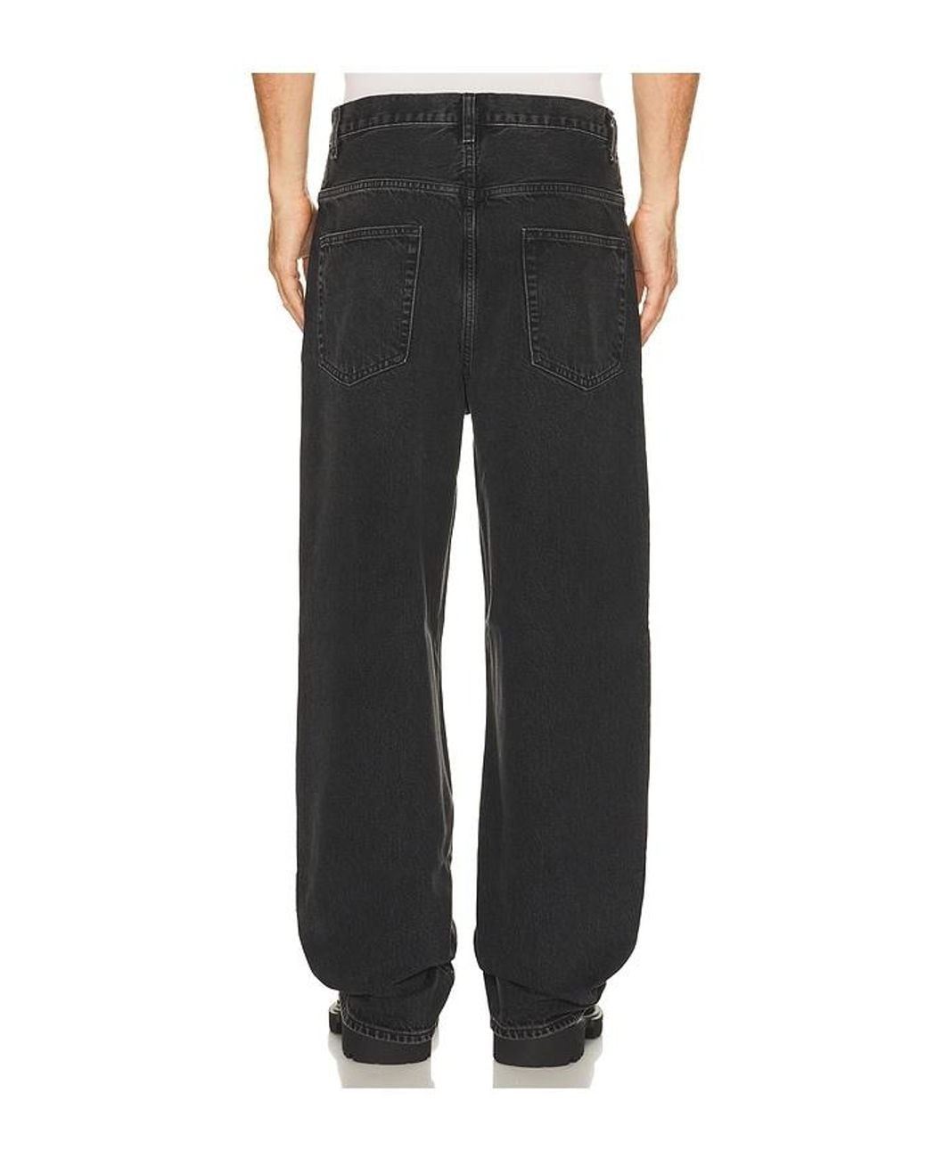 FRAME Black Baggy Jean for men