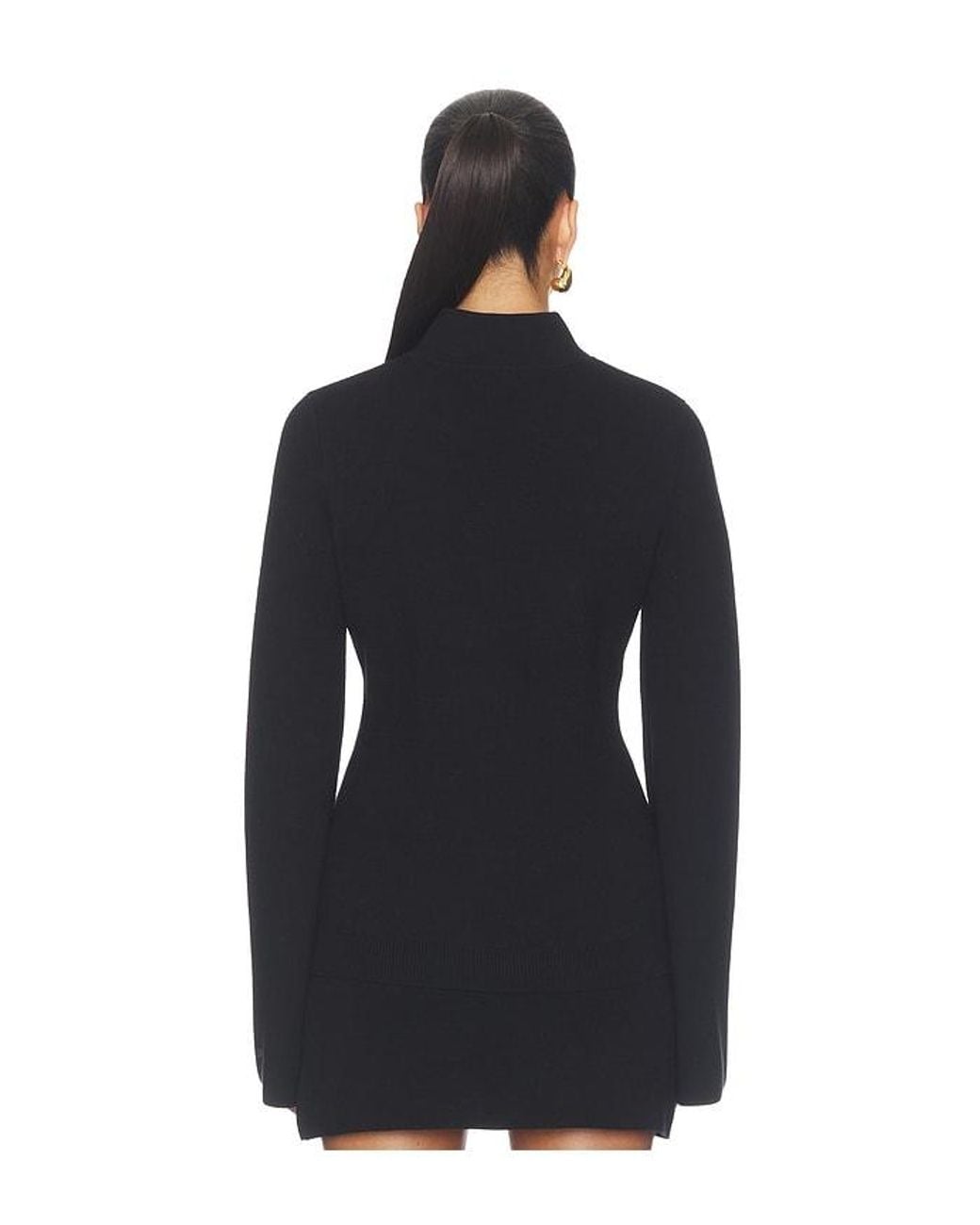 SAU LEE Black Otto Tang Cardigan