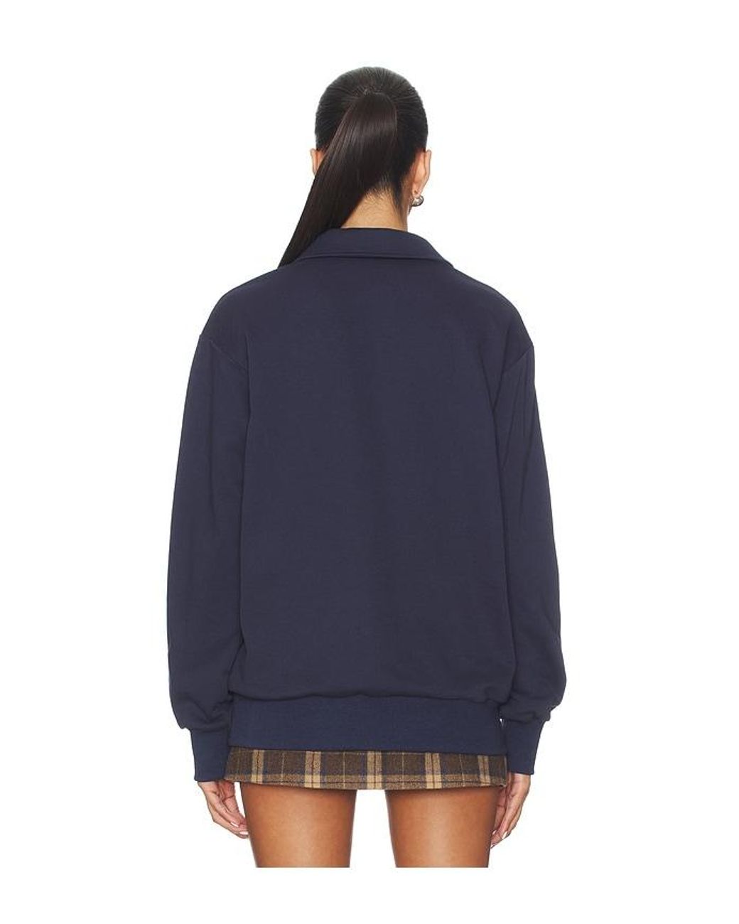 ALL THE WAYS Blue Rana Polo Top