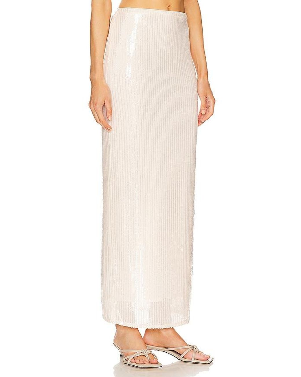 LPA White Paradisa Skirt