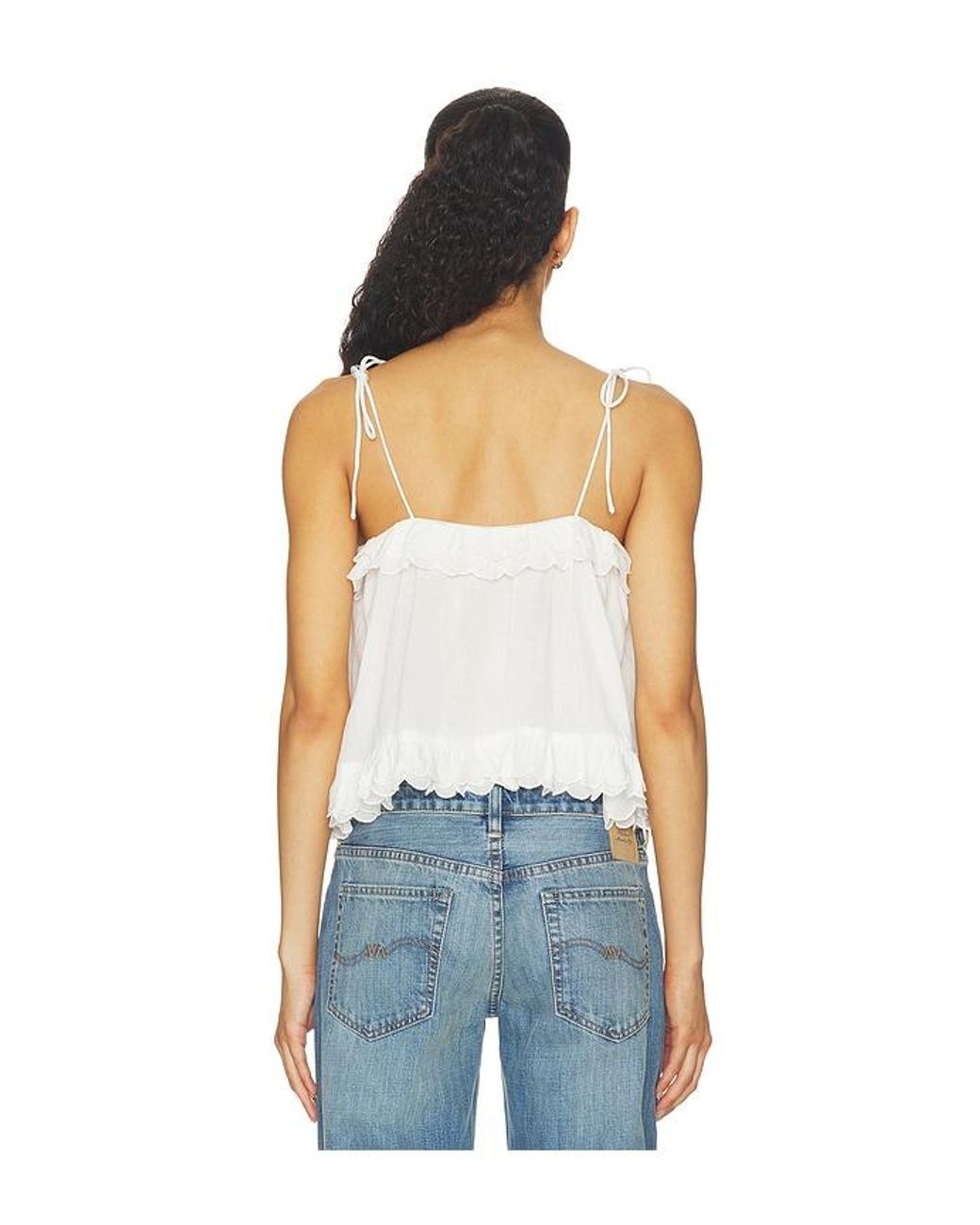 For Love & Lemons Blue Ambre Top