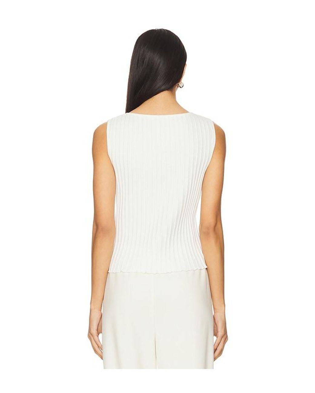 Free People White Tilly Vest