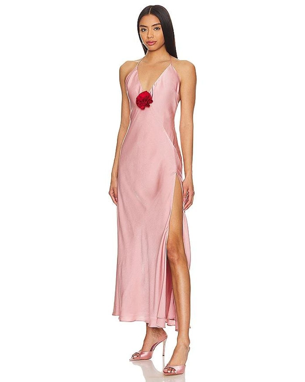 Bardot Pink X Revolve Aradia Maxi Dress