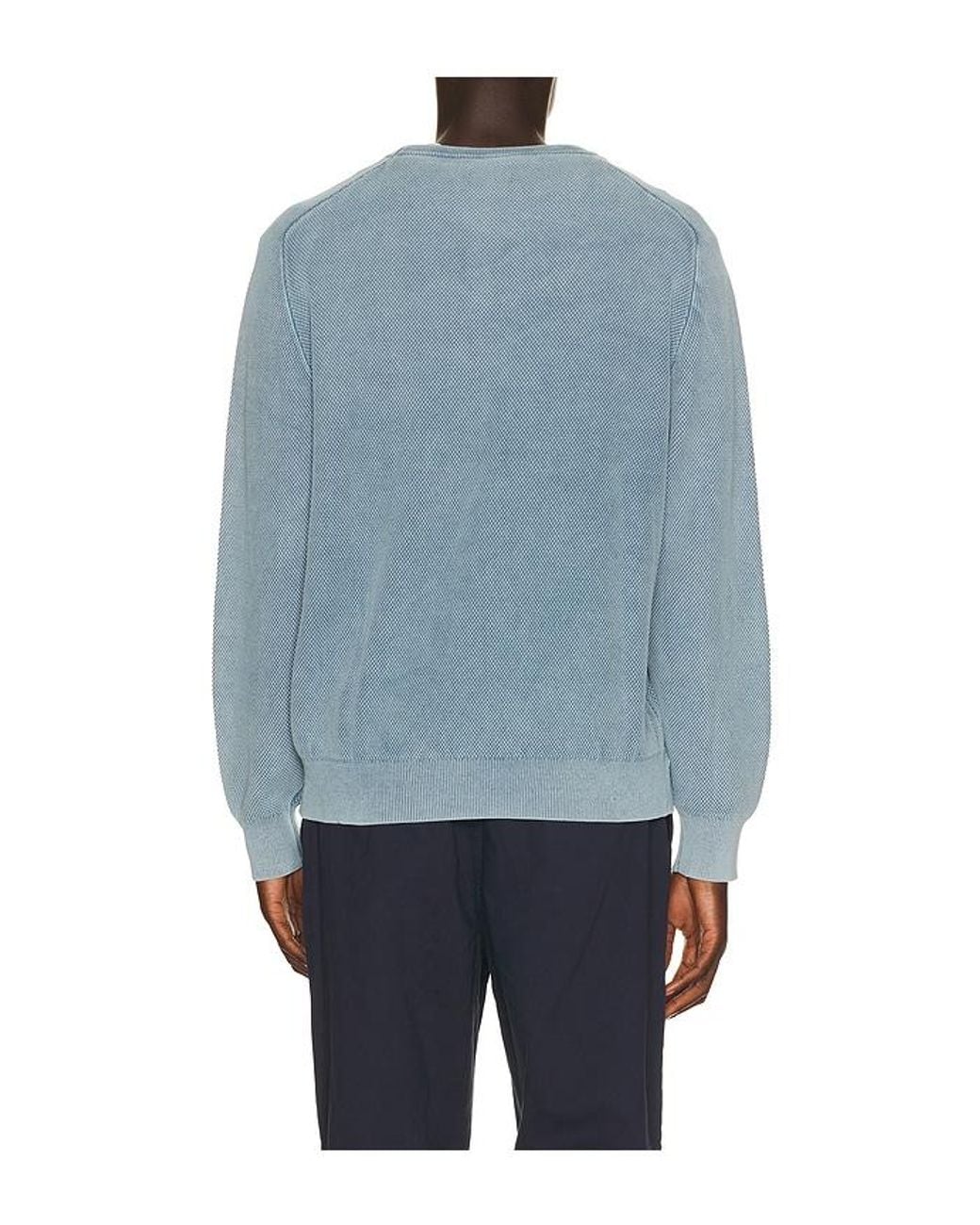 Rhythm Blue Polu Crew Knit Sweater for men