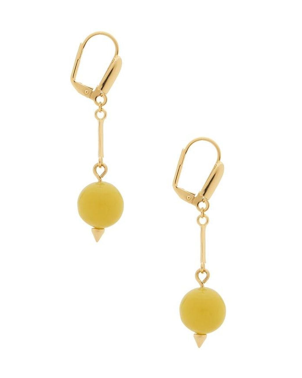 Eddie Borgo Green Eardrop Ohrringe Beaded Sphere