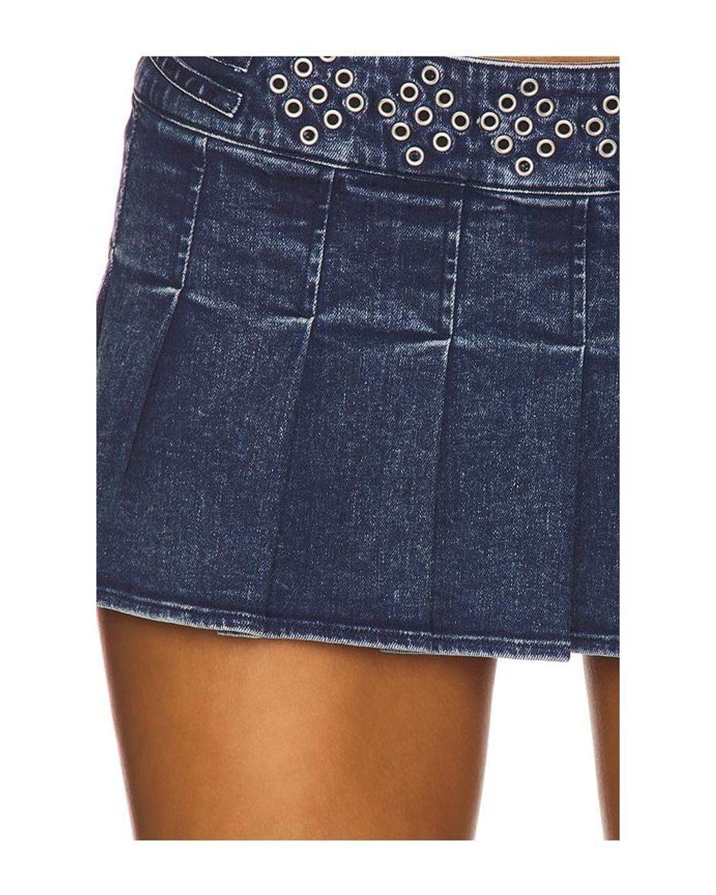 Miaou Blue Reno Skirt