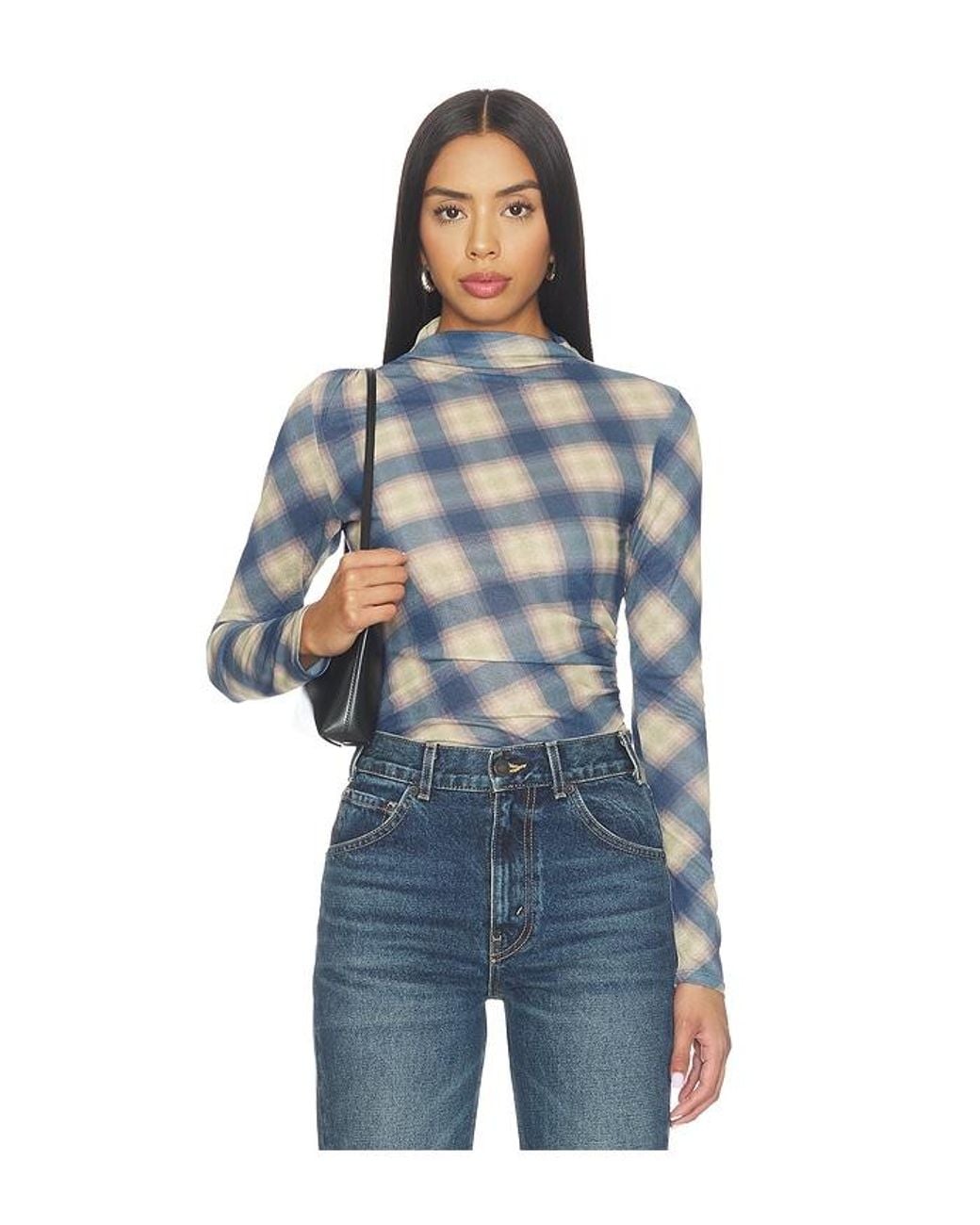 Rails Blue Joelle Top