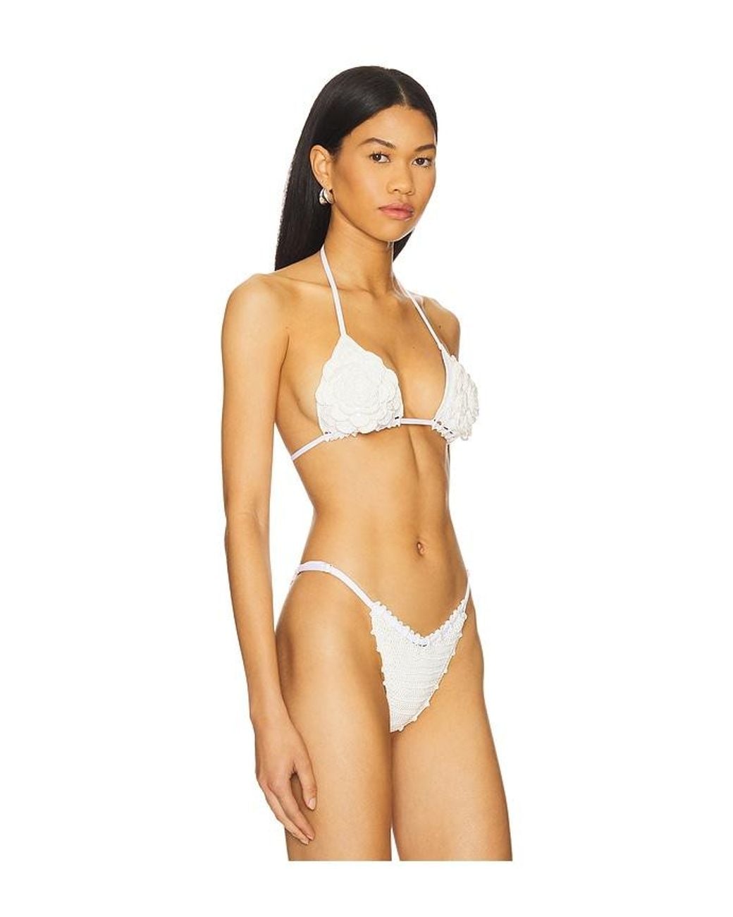 CAPITTANA Orange X Revolve Rose Bikini Top