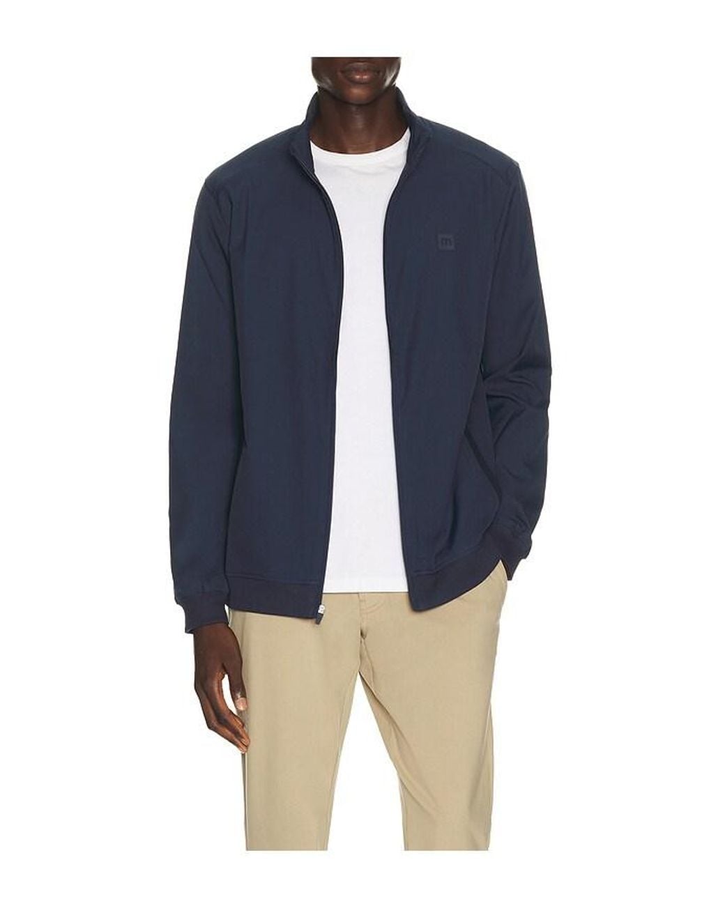 Travis Mathew Blue Otc 2.0 Full Zip Jacket for men