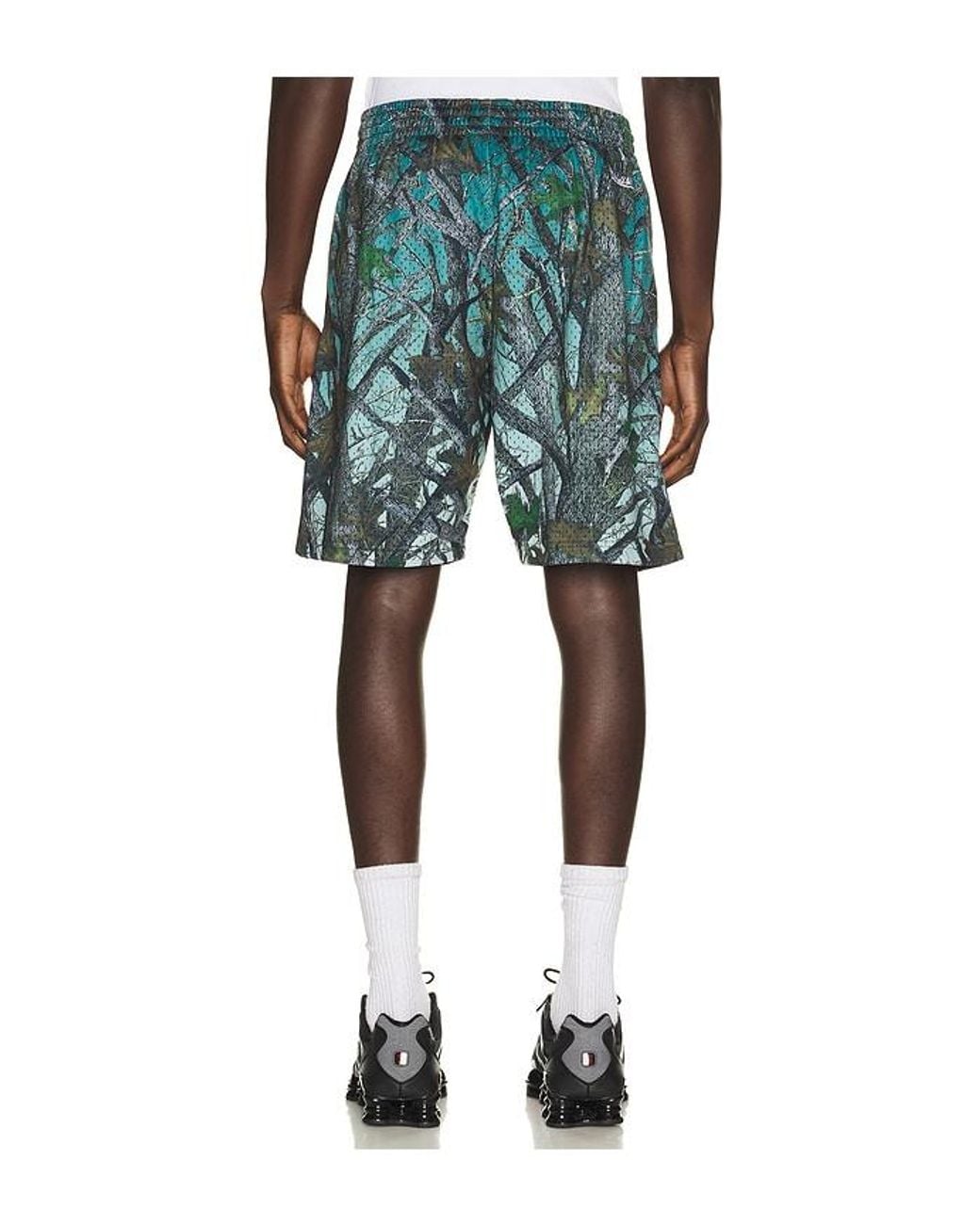 Mitchell & Ness Blue Nfl Philadelphia Eagles Quiet Blaze 7 Mesh Shorts for men