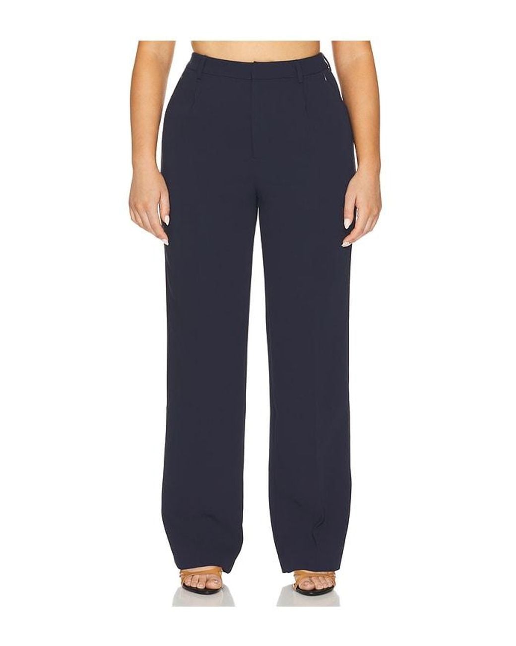 GOOD AMERICAN Blue Column Trouser