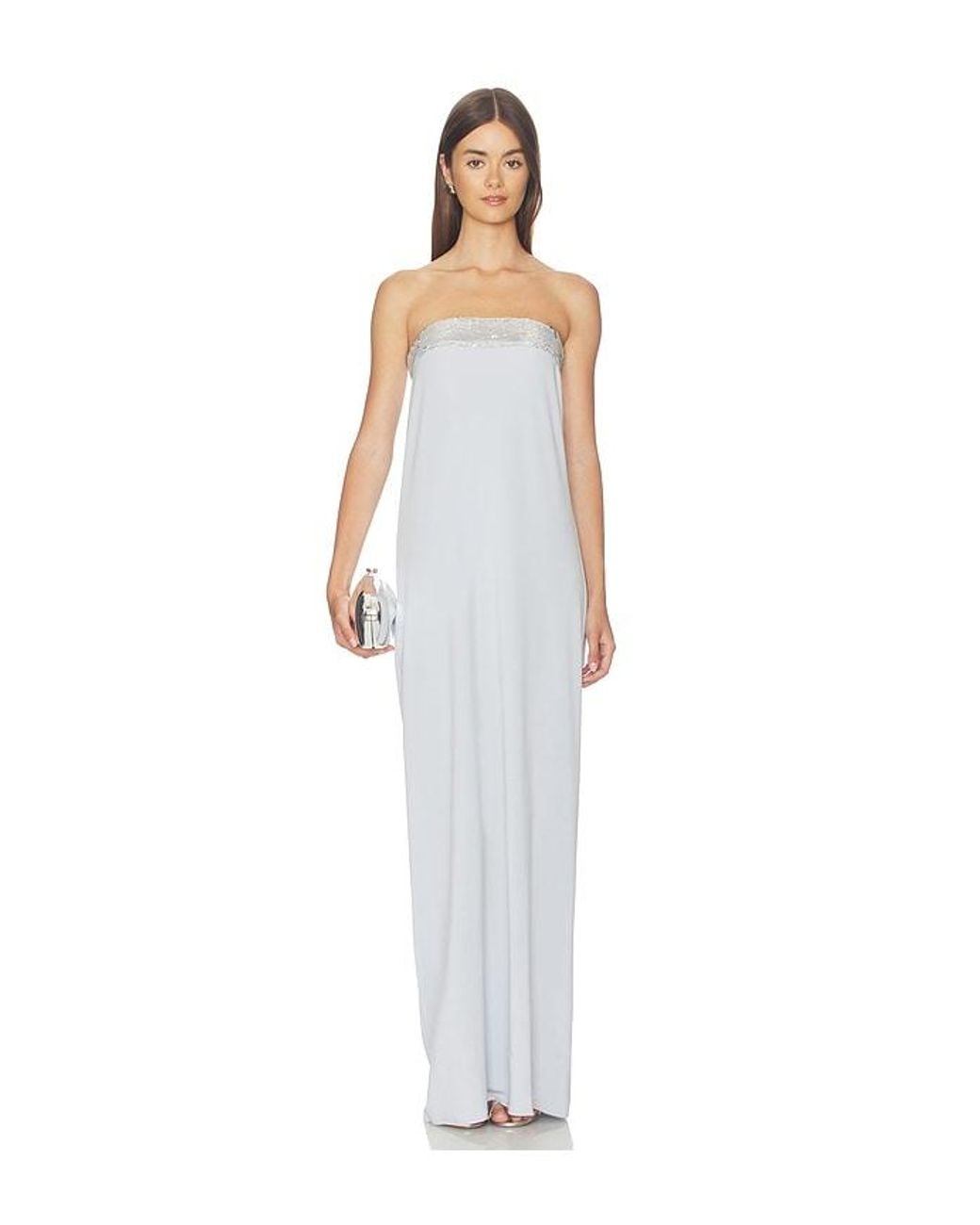 Nbd White Astha Maxi Dress