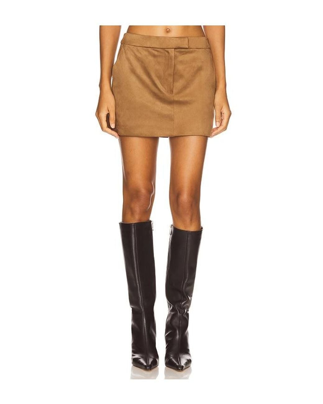 House of Harlow 1960 Multicolor X Revolve Della Faux Suede Mini Skirt