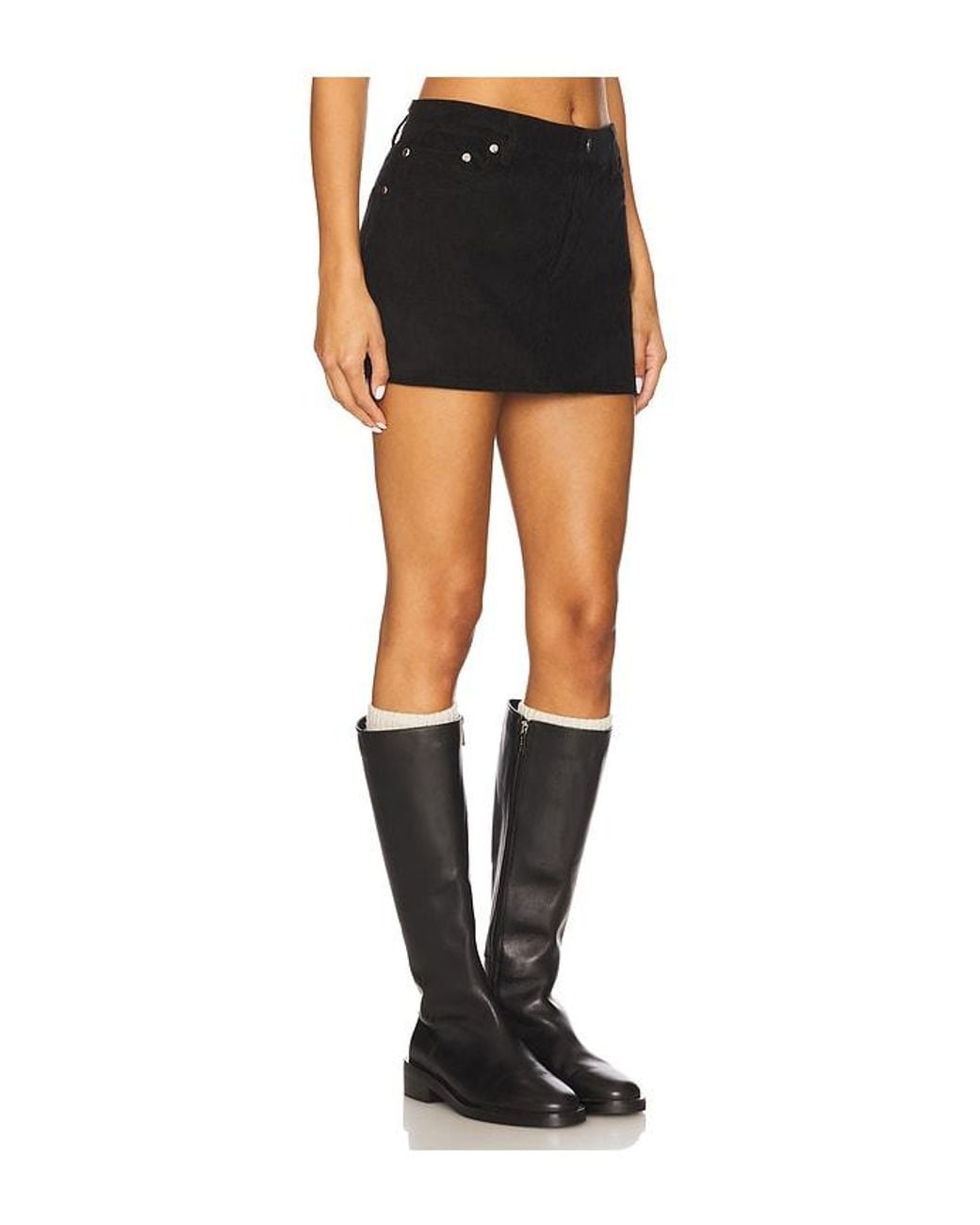 EB DENIM Black Cherry Mini Skirt