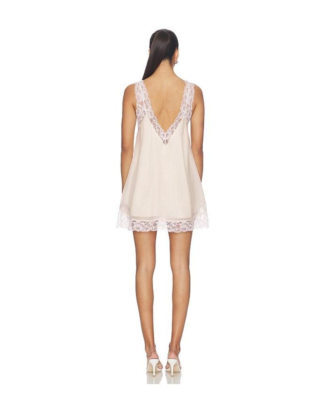 Lovers + Friends White Clover Mini Dress