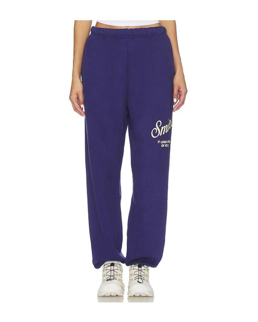The Mayfair Group Blue Smile Sweatpants