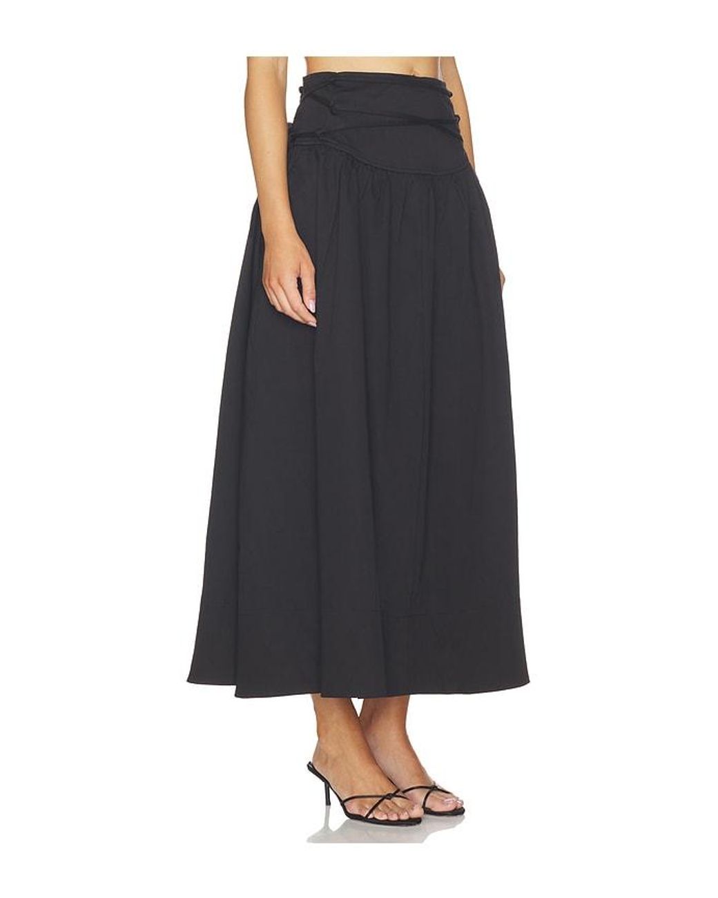 MAJORELLE Black Lyra Skirt