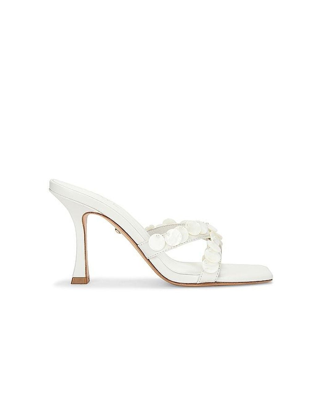 Raye White Perla Mule