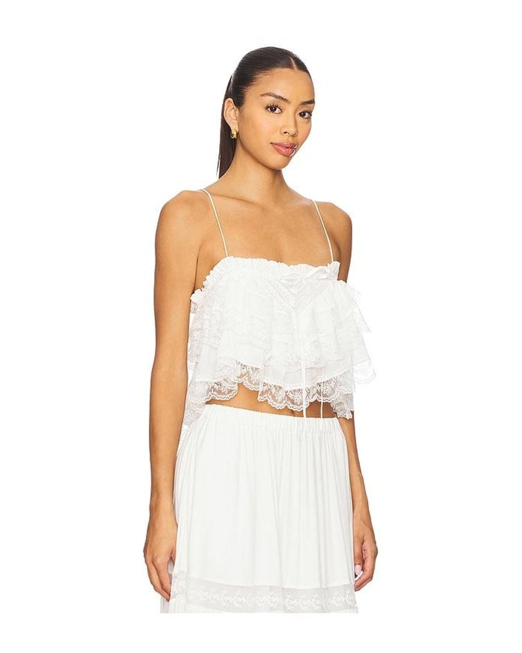 Ronny Kobo White Carlton Top