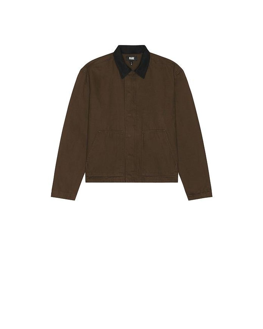 PAIGE Brown Vechio Jacket for men