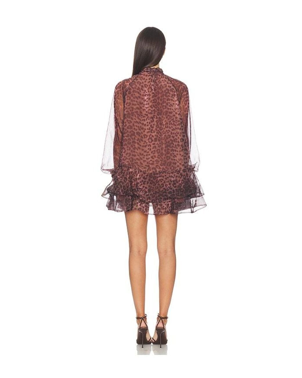 Bardot Red Adrie Babydoll Mini Dress