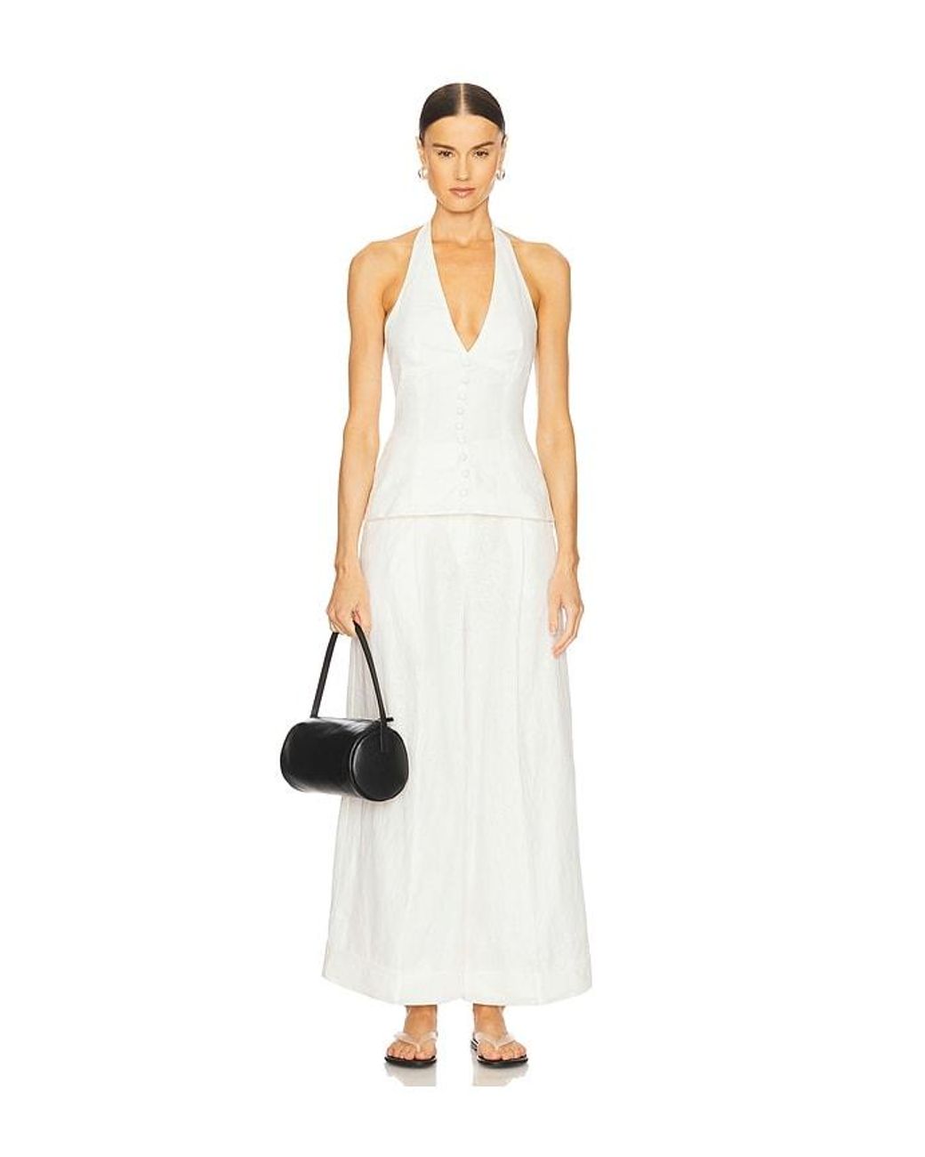 Faithfull The Brand White Clove Trouser