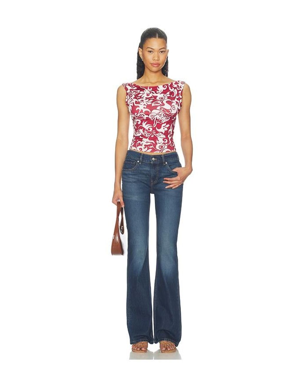 Miaou Red Lani Top