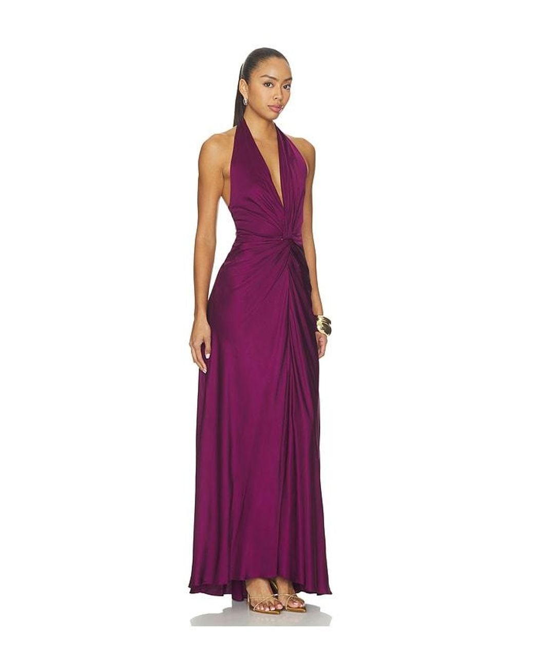A.L.C. Purple Mabel Gown