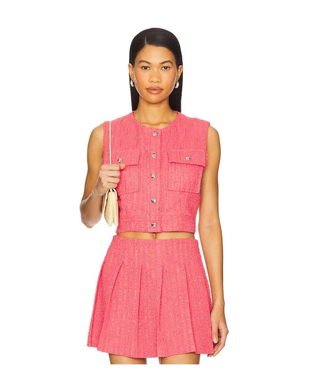 Line & Dot Pink Emmeline Top