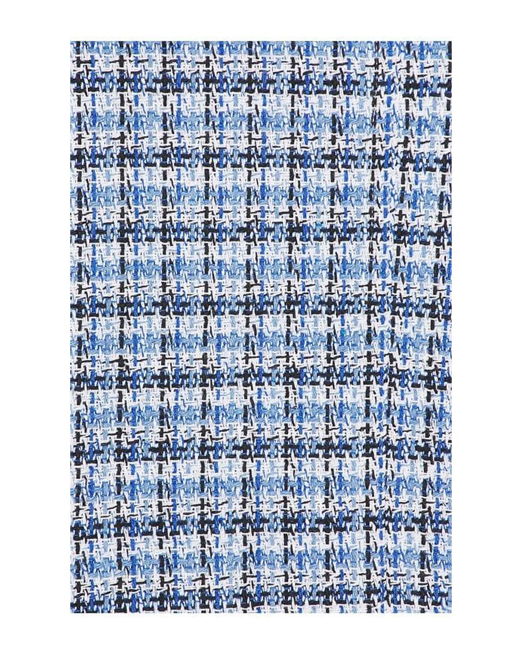 Milkwhite Blue Tweed Jacket