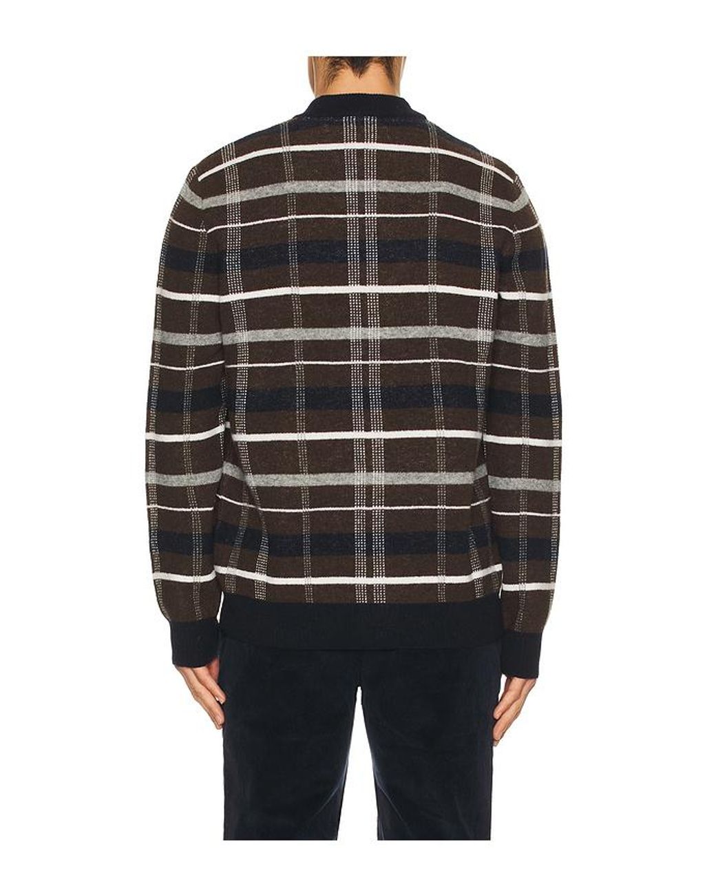 Barbour Black Kane Knitted Cardigan for men