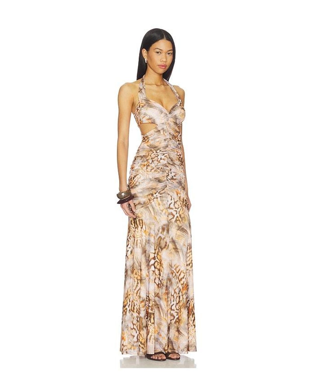 AFRM Natural Lynn Dress