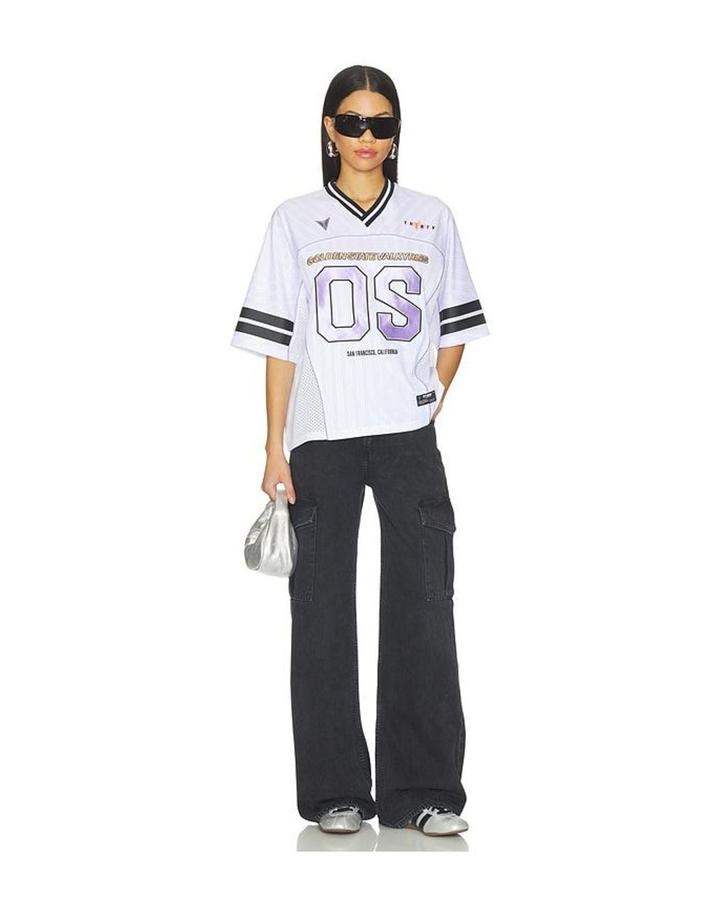 OFF SEASON White Golden State Valkyries Boxy Top