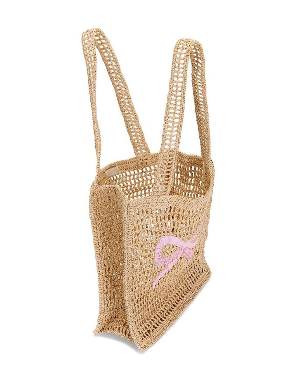 LoveShackFancy Natural Seaside Beach Bag
