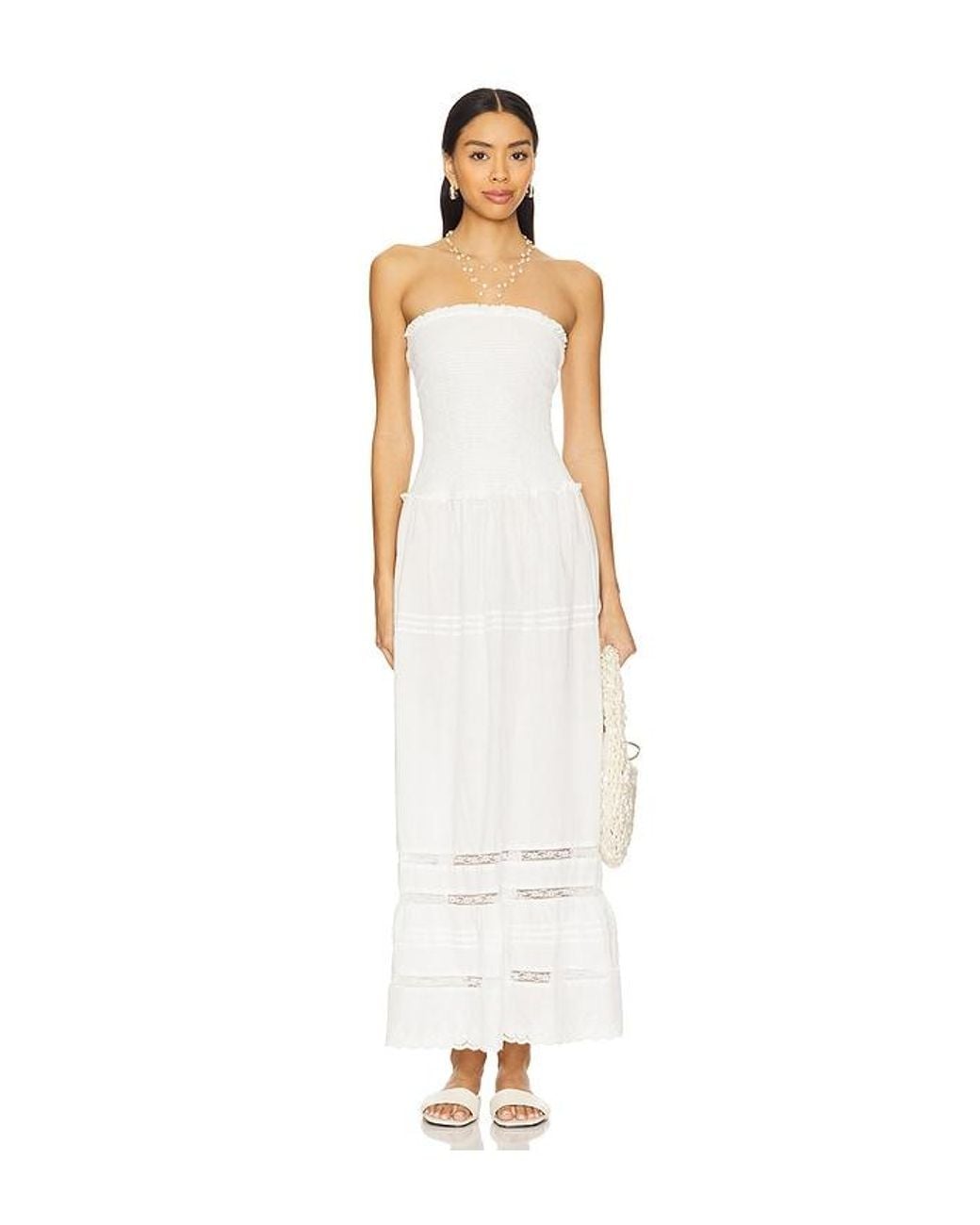 Frankie's Bikinis White Empress Dress