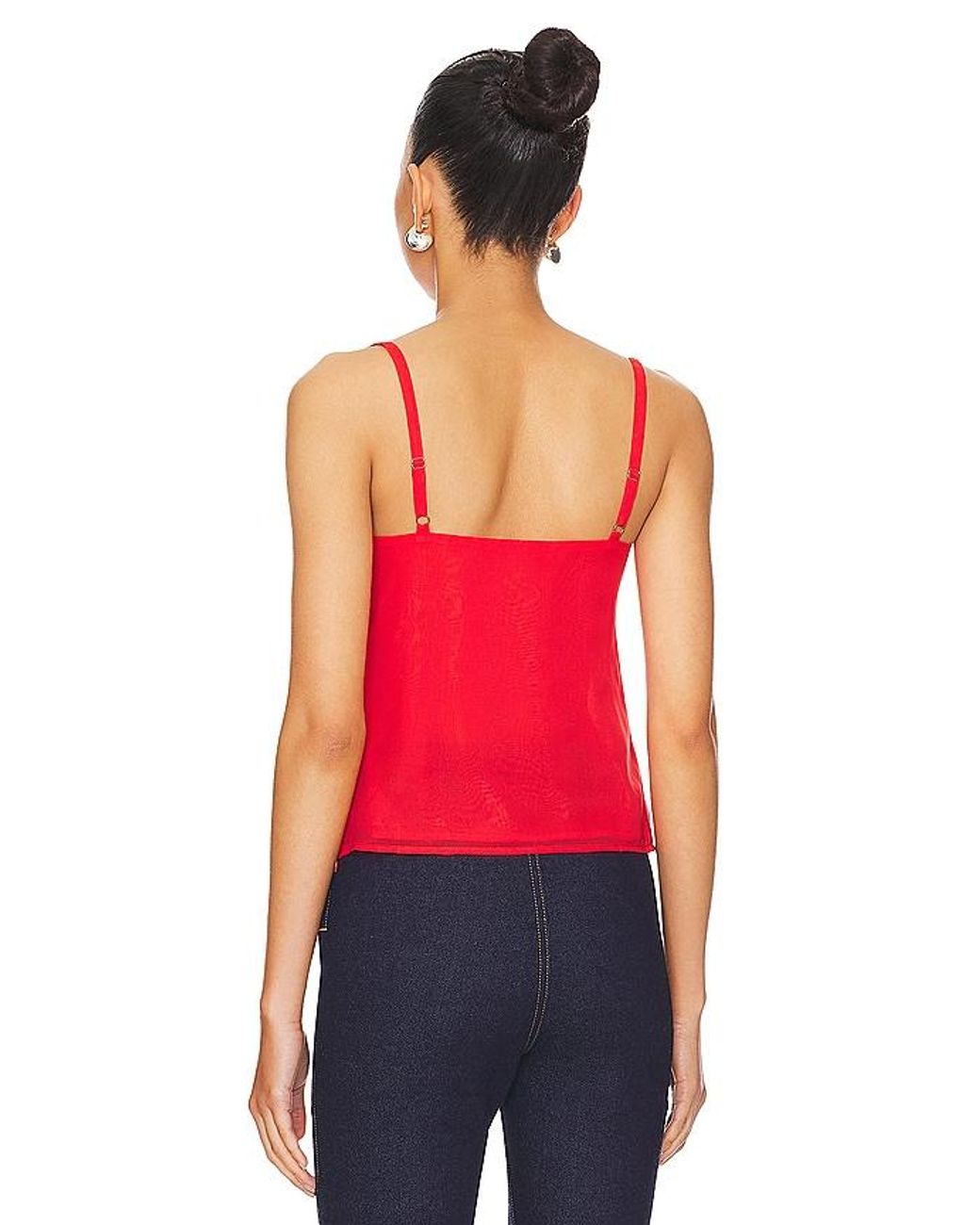 MORE TO COME Red Tamora Top