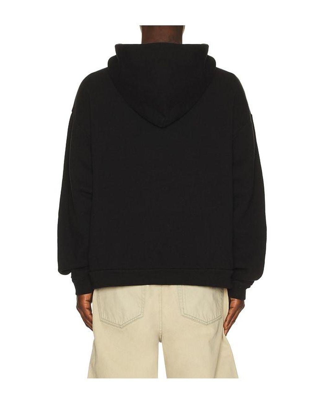 Agolde Black Salford Hoodie for men