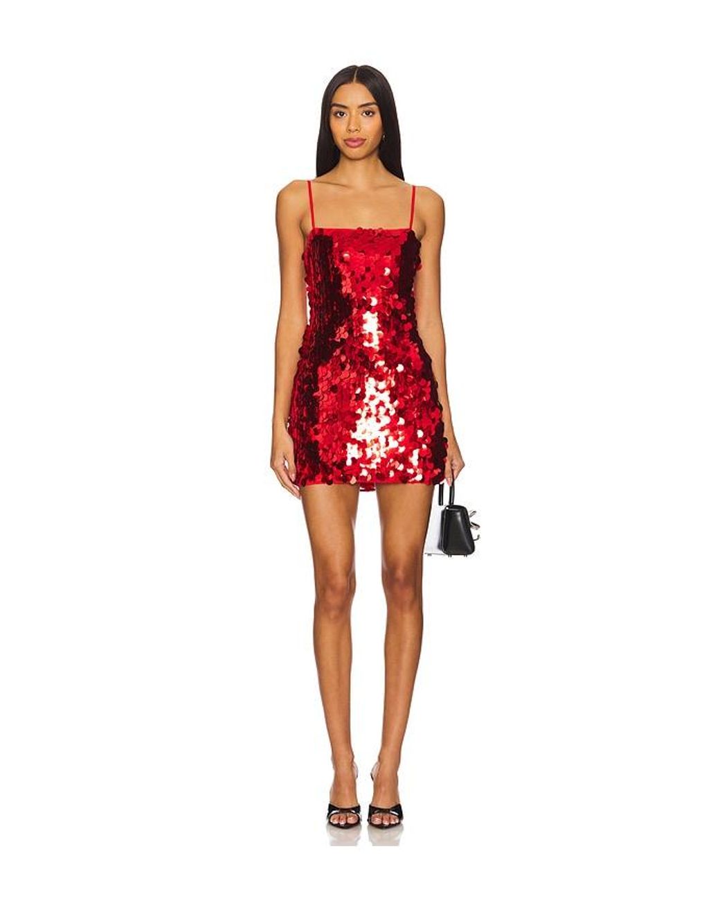 MORE TO COME Red Yarina Mini Dress